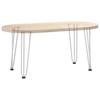 Vidaxl Nogi Do Stołu Hairpin, 4 Szt., Biale, 42 Cm, Lita Stal