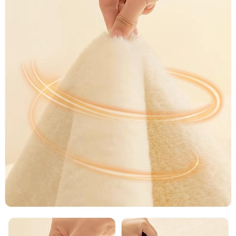 Plush Sofa Seat Cushion Winter Thickened Warm Sofa Cover L-shaped Anti Slip Dustproof Soft and Comfortable Sofa Towel
