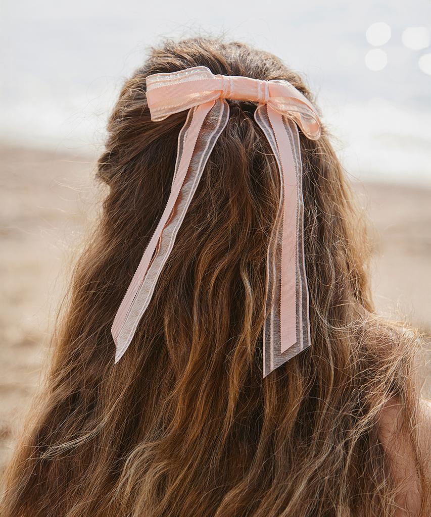 Ice Garden A.508 Sheer Bow Hair-Pin