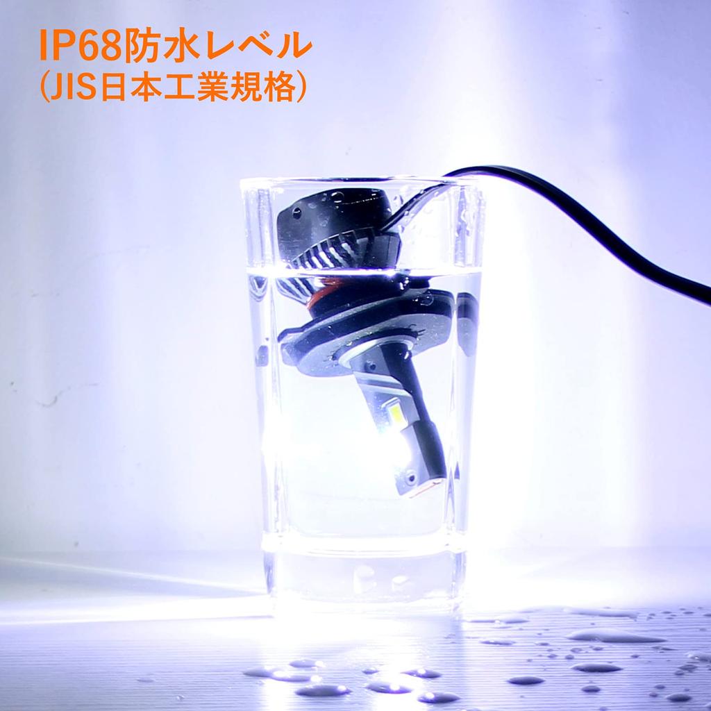 BLUESEATEC H4 LED Headlight, Explosive Light, H4 Hi/Lo LED Bulb, 20000 LM, 50 W,