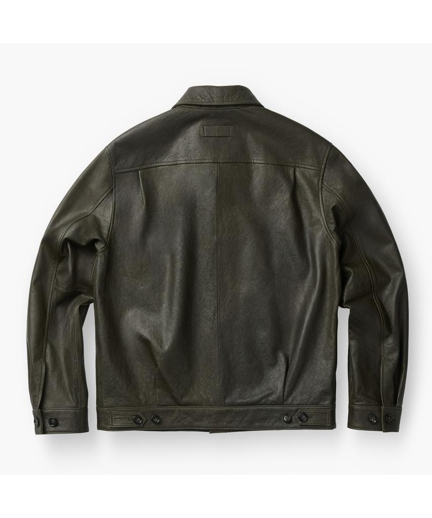 Henry Cottons Vegetable Leather Trucker Jacket Ahudm26301Khx