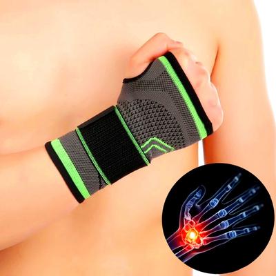 1Pcs Outdoor Sport Erwachsene Gewichtheben Fitness Handgelenk Riemen Druck Atmungsaktive Palm Schutz Gestrickte Handschuhe