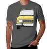 Wartburg 353 Cream Yellow Color Tshirt Basic Comfort Fit Tshirt For Unisex