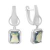 Silver Earrings with Mystic Topaz 3.175ct (2191247)