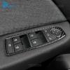 Real Soft Carbon Fiber Sticker LHD RHD Trim For Renault Clio 5 MK5     2024 2025 Car Window Lift Panel Frame