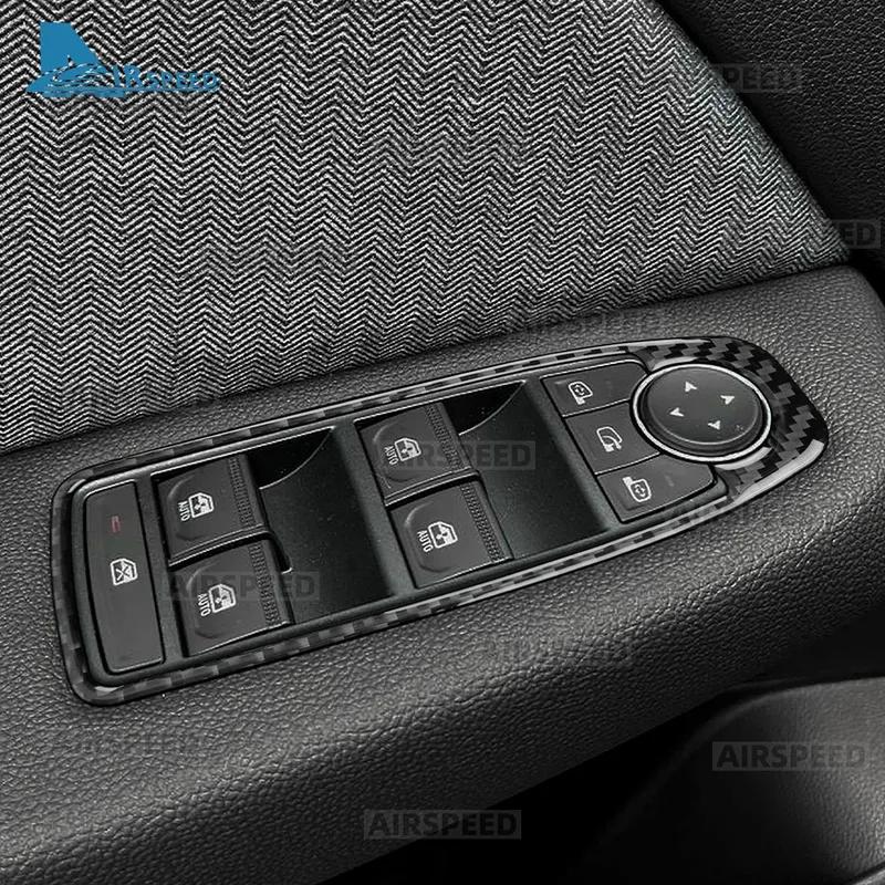 Real Soft Carbon Fiber Sticker LHD RHD Trim For Renault Clio 5 MK5 2024 2025 Car Window Lift Panel Frame