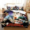 My Hero Academia Bettwäsche-Set Japan Anime Bequeme Bettbezüge Einzelbett Doppelbett Queen-Size Twin-Size Vollgröße Bettbezug Jugendzimmer