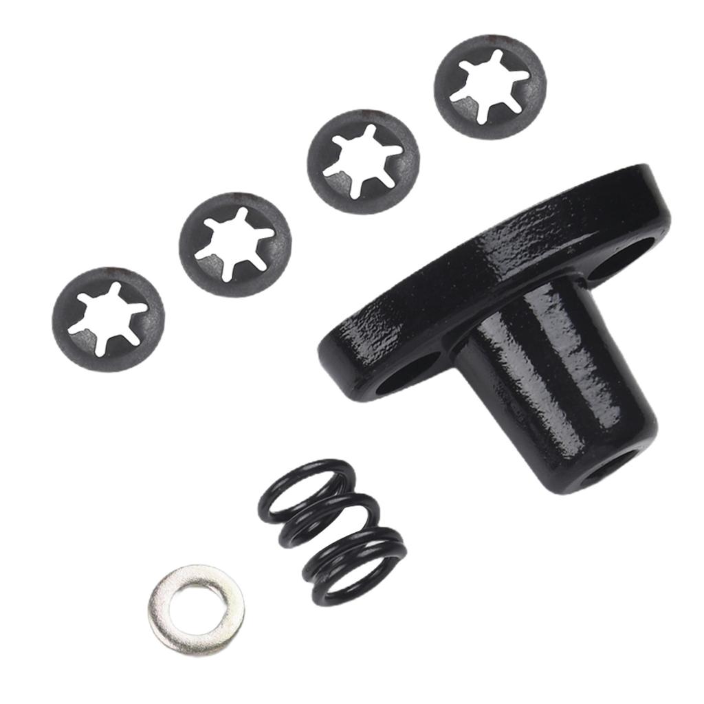 1Set Aluminum Sunvisor Repair Bracket Kit For Jeep For TJ-Wrangler 1997-2002 #924-531 924-532 5EP35LRK5AE Black Car Parts