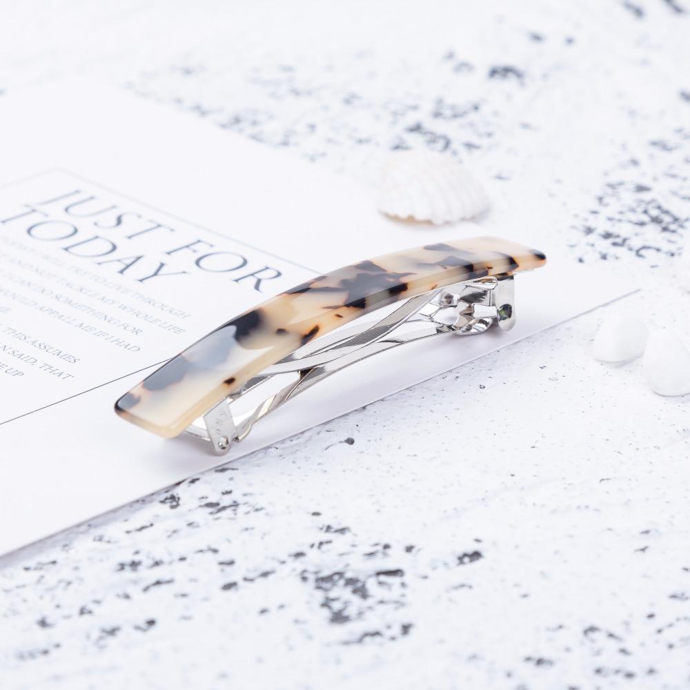 Ornamente de păr pentru femei 7,5 cm agrafe de păr vintage coafură agrafe de acetat agrafă de păr drăguță fete accesorii de păr profesionale pentru femei