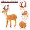 Christmas Reindeer Figurine Decoration Deer Statue for Table Centerpiece