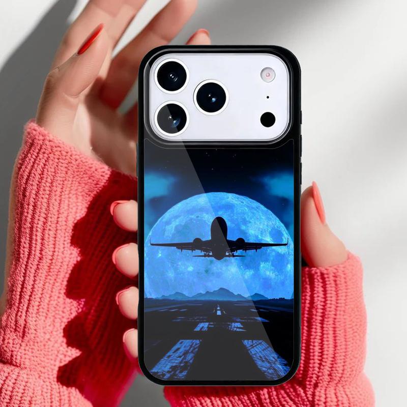Airplane Plane Aircraft Phone Case for iPhone 17 16 15 14 13 Pro Max Back Cover for 12 11 Pro Coque