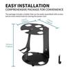 Curling Iron Holder Hair Styling Tools Rack Space Saving Wall Curling Iron Organizer for Dormitory Apartment Bedroom Salon