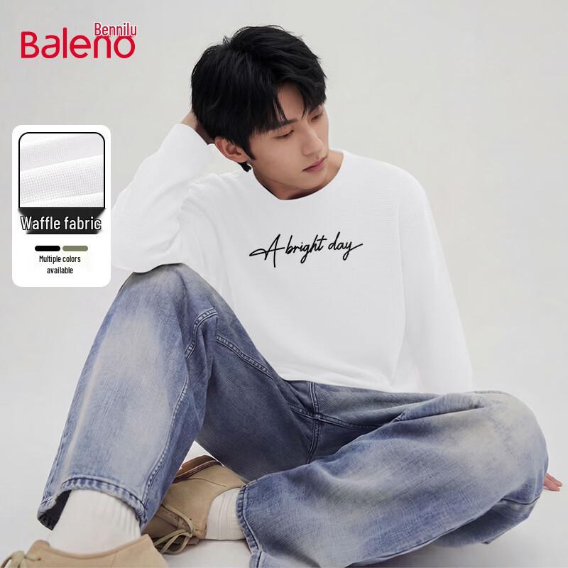 

Baleno Men s Waffle Knit Long-Sleeve T-Shirt 2XL