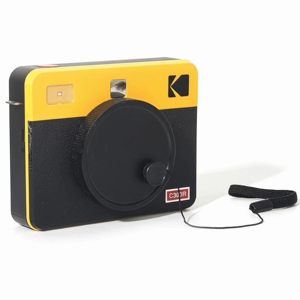 Aluminium Alloy Instant Camera Lens Cover Waterproof Dustproof Lens Protector Buffer Sponge Anti Lost for Kodak MS300 / C300R