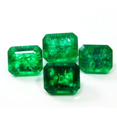 Green Colombian Emerald Cut CERTIFIED 35 Ct Natural Untreated Loose Gemstone