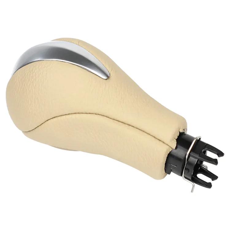 

New Leather For Nissan Patrol 2012 2013 2014 2015 2016 2017 2018 Gear Shift Knob Gear Shift Ball бежевий