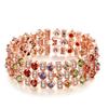 2026 Jewelry New European and American Style Women's Colorful Zircon Bracelet