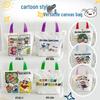 Cartoon Crayon Shin-chan Canvas Tote Bag for Kids & Women