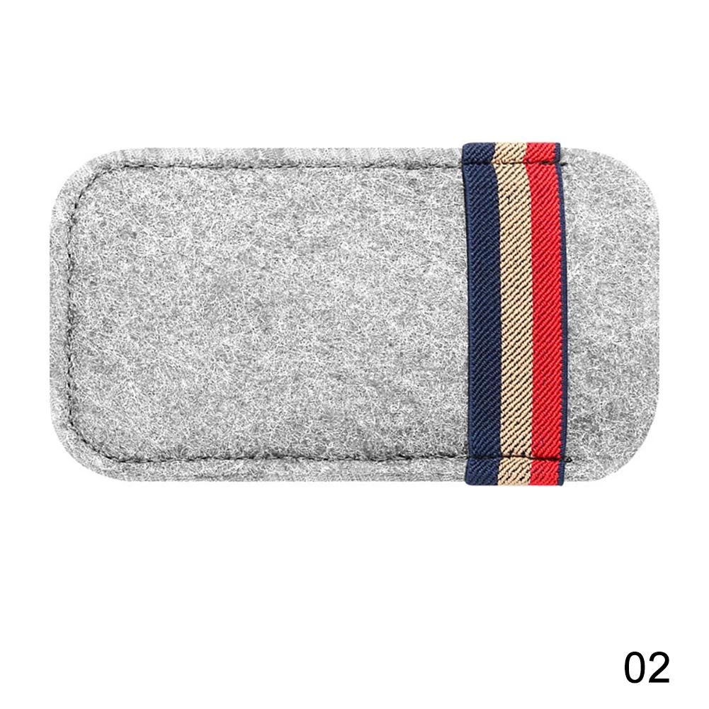 

Сумка-органайзер для солнцезащитных очков в автомобиле, держатель для очков из фетра, зажим для хранения очков в салоне автомобиля, органайзер для солнцезащитных очков светло-серый