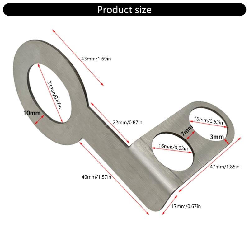 Headlamp Spotlight Button Switch Bracket Motorbike Modification Accessories Universal 22mm Handlebar Mounted Bracket