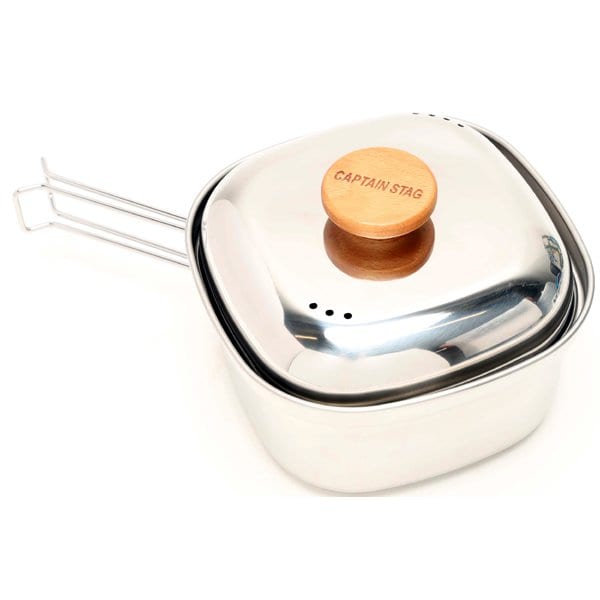 Captain Stag Captain Stag Uh 4202 [stainless Square Ramen Cooker 1.3l]
