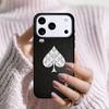 Spades Poker Play Cards Ace Art Phone Case For Apple iPhone 17 Air 16E 15 14 Plus 13 12 11 Pro Max Mini Funda Cover