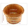 Deronder Cedar Footbath Barrel, Bath Footbath Barrel, 26/30/40cm Tall, Wooden Barrel with High Round Rim, Footbath Basin, Home Bath Barrel, Thick Foot