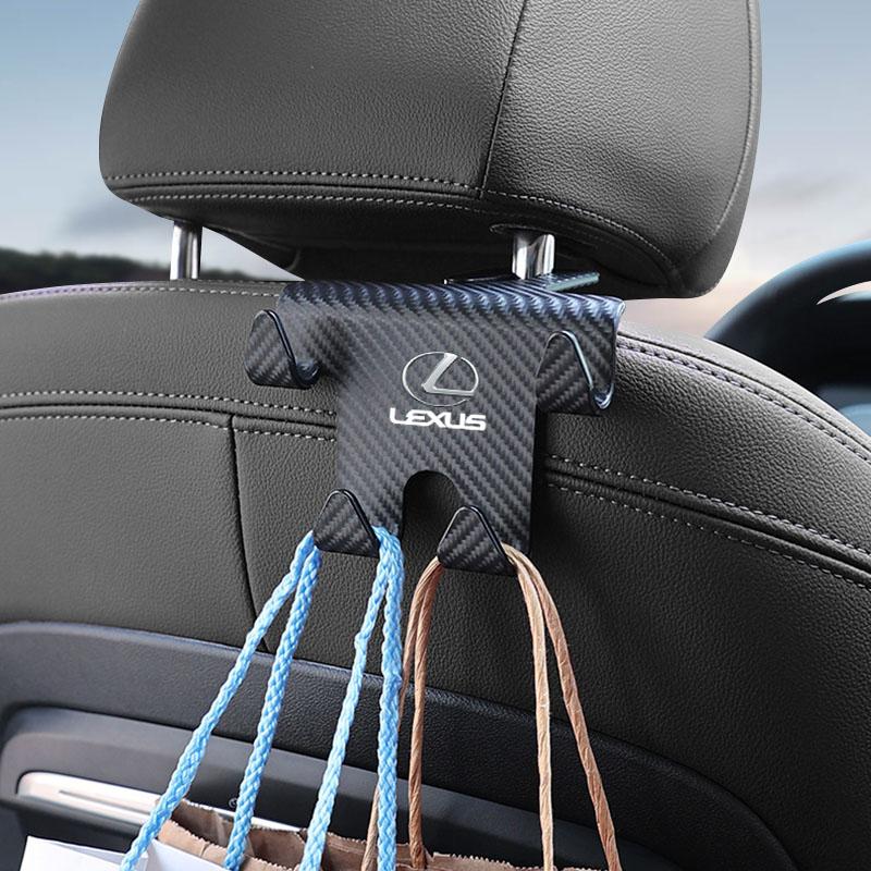 2 Stück Auto-Kopfstützenhaken Auto-Rücksitz-Organizer Zubehör Für Lexus IS250 Ct200h LS430 LX570 NX300h IS300h RX330 ES300h UX250h