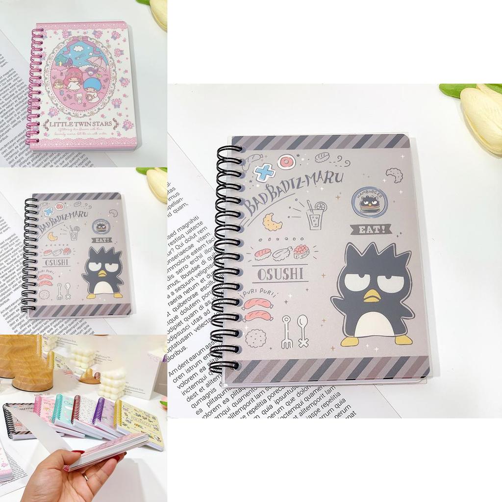 Stylish Kuromi A6 Date Book Notebook Sanrio Theme With Durable Spiral Binding