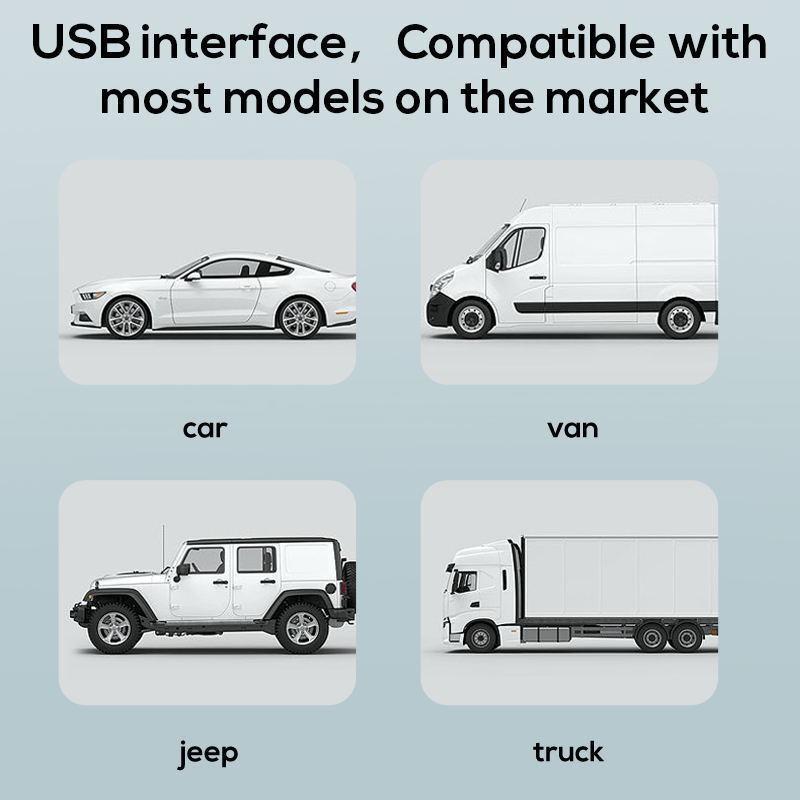 Novo ventilador de assento de carro, ventilador elétrico portátil de assento de carro para passageiro do banco dianteiro traseiro, alimentado por USB com 3 velocidades, ventilador de ar de resfriamento forte, alça ajustável