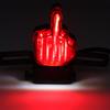 Universal Fun Motorrad Bremslicht Hinten Kennzeichen Rücklicht Retro Rot Rücklicht Rot LED Brems Zeichen