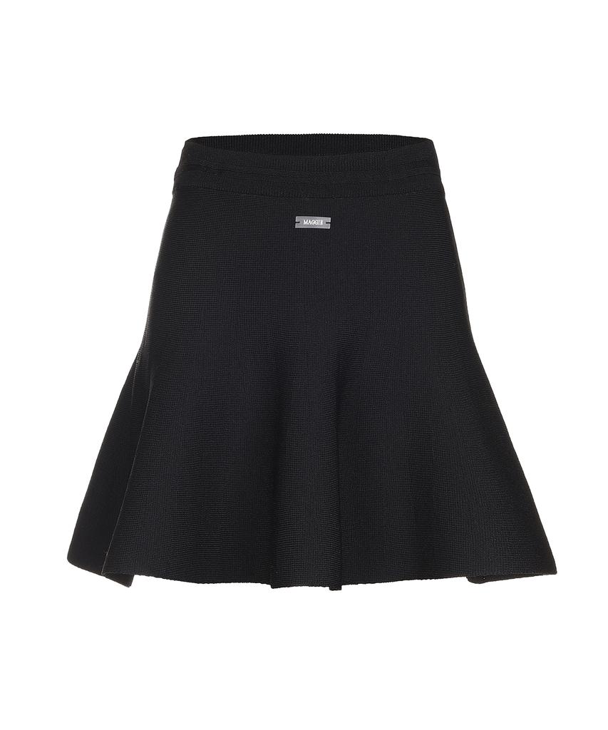 Maggie Tiered Skirt (Black)