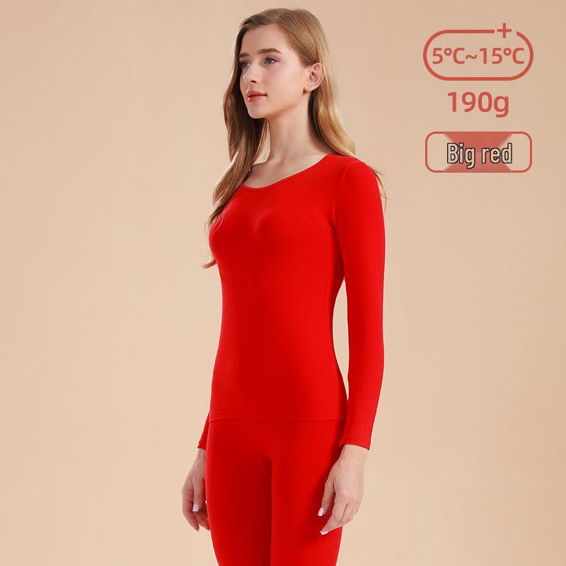 Dames Set van Pure Katoen Lange Onderbroek & Trui - Effen Kleur, Lichtgewicht, Warme Basislaag voor Herfst/Winter