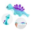 Soft Rubber Dinosaur Launcher: Ejectable Dinosaur Finger Toy