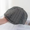Forward Cap Newsboy Caps Korean Style Painter Hat Fashion Plaid Berets  Ladies