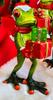 Christmas Frog Figurine with Gifts