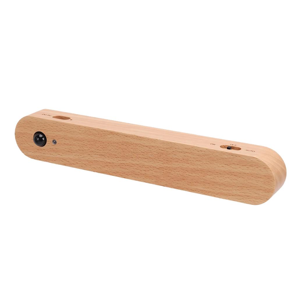 Motion Sensor Light Wooden Wall Mounted Rechargeable Portable LED Night Light for Bedroom Hallway Under Cabinet