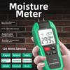 Wood Moisture Meter 0.7-100% Humidity Tester With 9 Modes For Wood Concrete Plaster Wall Building Material Detector