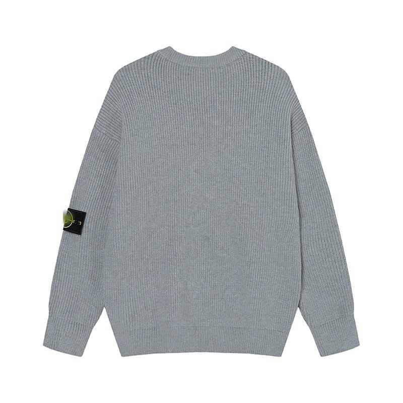 Unisex Autumn/Winter Round Neck High-Quality Knit Pullover Sweater