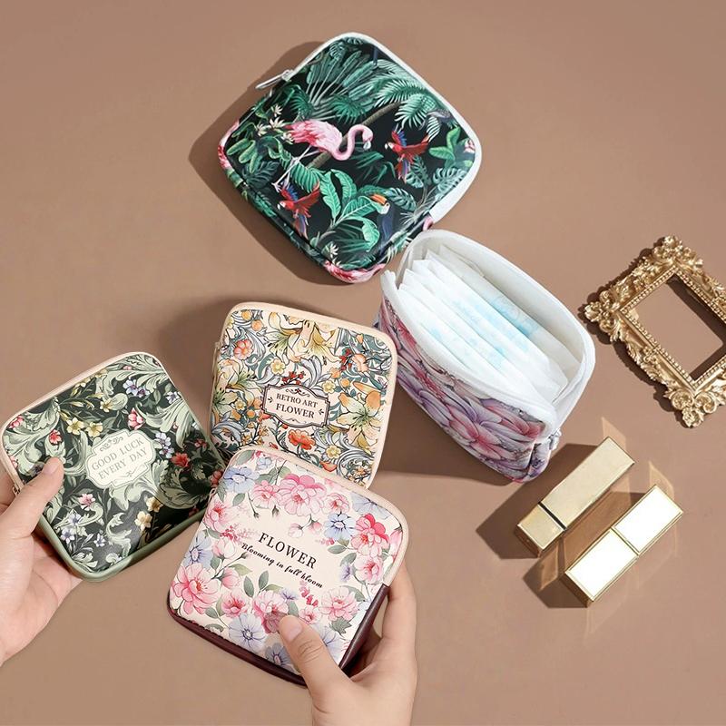 Period Bag Menstrual Cup Pouches Sanitary Napkin Storage Bags Portable Feminine Care Pouch Nursing Pad Holder Tampon Bags