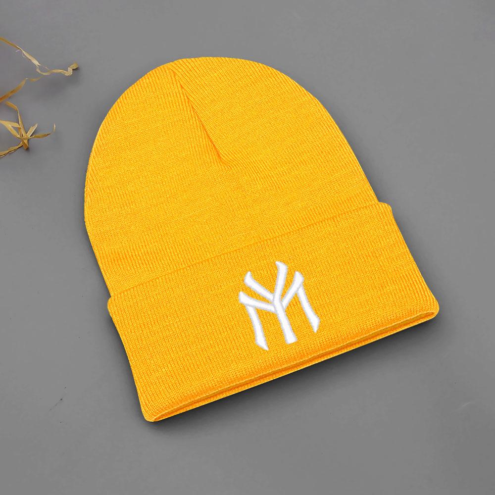 Winter Warm Beanie Hats For Women Men Letter MY Embroidery Knit Hat Unisex Cold Ski Hat Dropshipping Wholesale