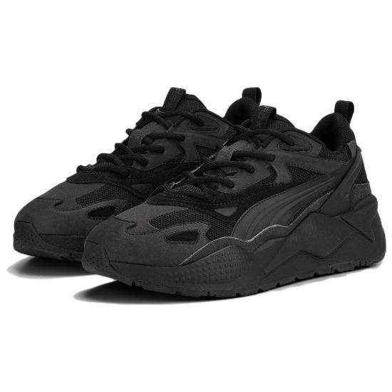 Puma RS-X Efekt Premium Negro Gris Fuerte Unisex Zapatos Casuales 390776-01