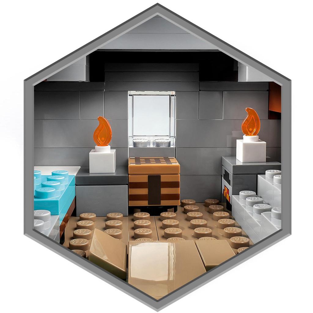 LEGO Minecraft Forlatt landsby 21190 Lekeklosser Gave Videospill Bybygging Gutter og jenter Alder 8 år og oppover