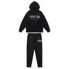 Streetwear Hooded Sweatshirt Set Loose Fit Embroidery Winter Casual Top Youth