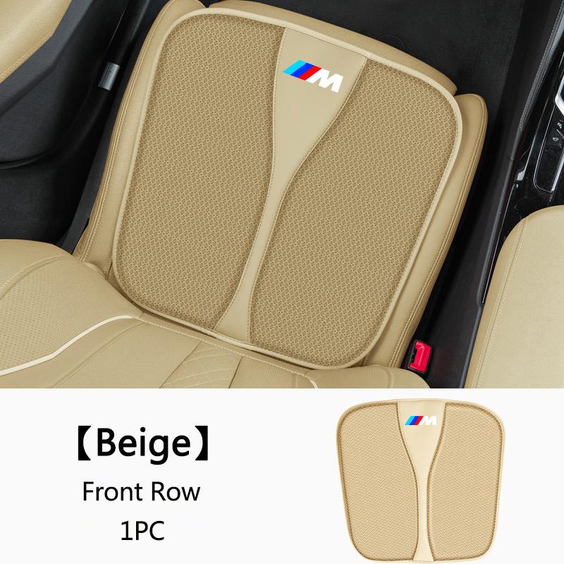 Soft Car Seat Cushion PU Leather Ventilated All Season Seat Cushion Covers For BMW E46 E39 E38 E90 E60 E36 F30 interior sticker