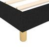 Vidaxl Rama Łóżka Bez Materaca Czarna 90X190 Cm Tkanina