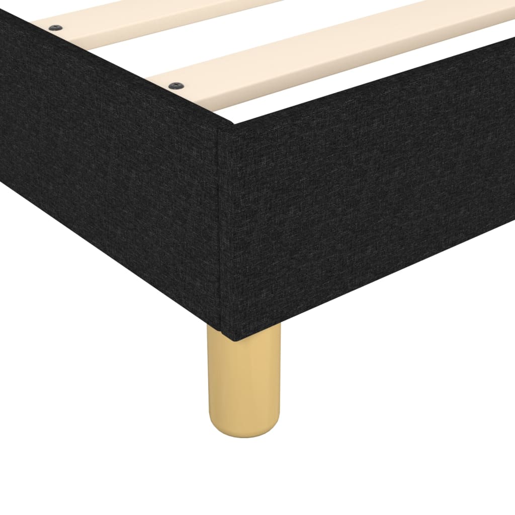 Vidaxl Rama Łóżka Bez Materaca Czarna 90X190 Cm Tkanina