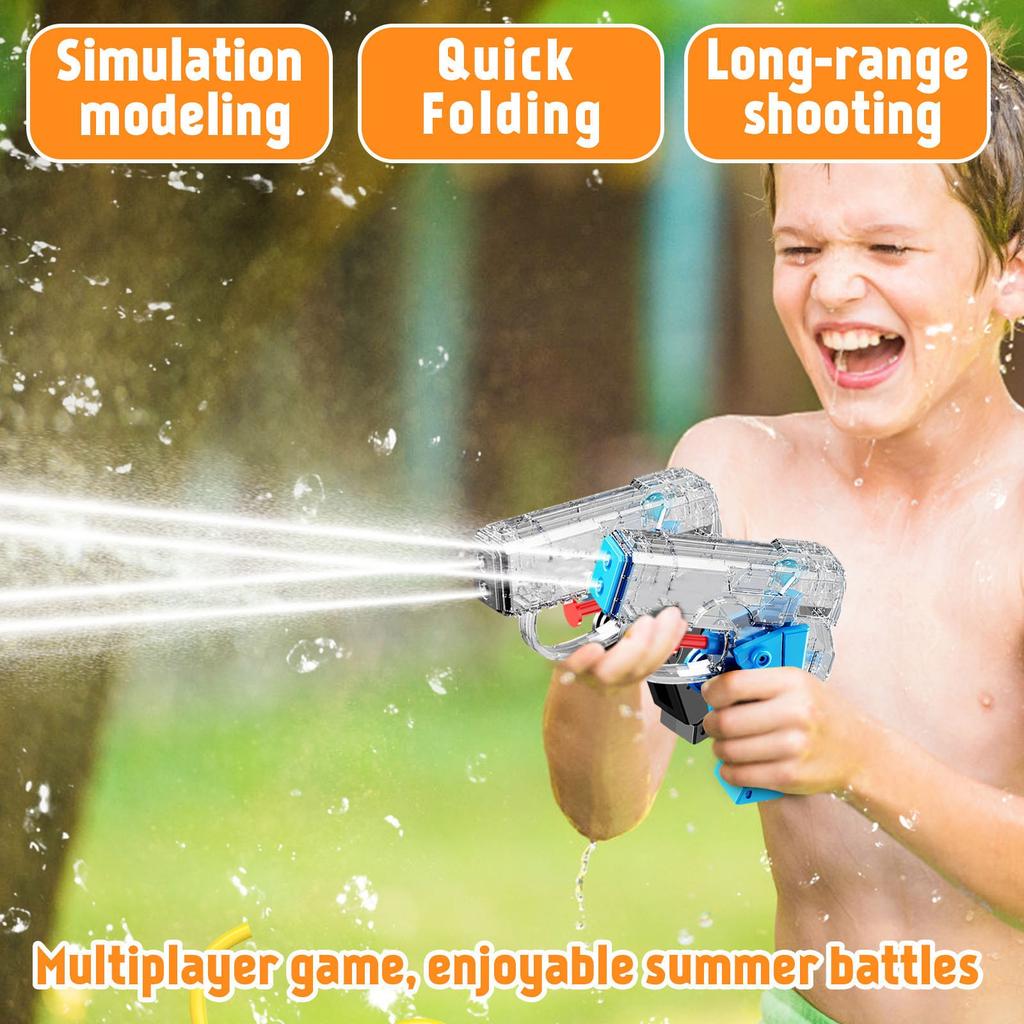 Folding Fingertip Rotating Double Hole Water Children's Toy Water Spray