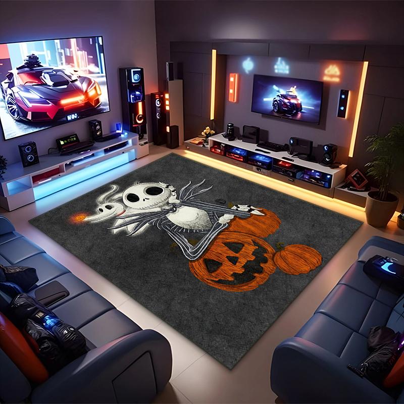 1PC The Nightmare Before Christmas Rug - Home Decoration Carpet For Living Room Bedroom Flooring Computer Chair Area Rug