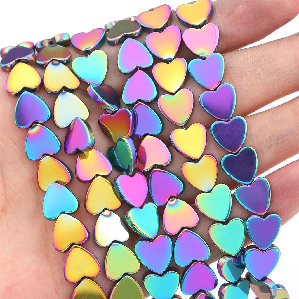 Koraliki z kamienia naturalnego Czarny kamień żółciowy z prostym otworem Brzoskwiniowe koraliki w kształcie serca do tworzenia biżuterii DIY Bransoletka Naszyjnik Anklet